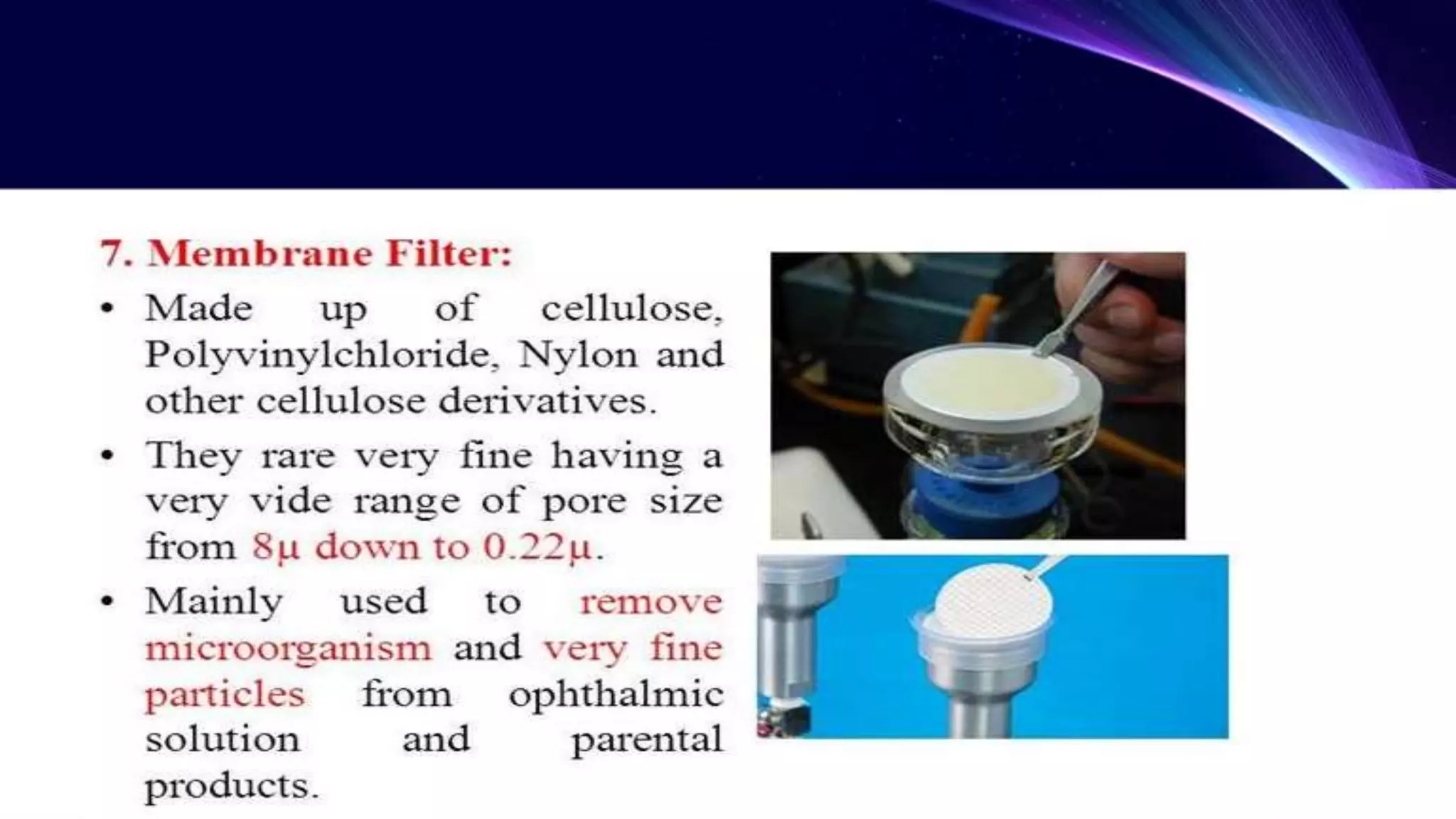 Factors affecting filtration PPT