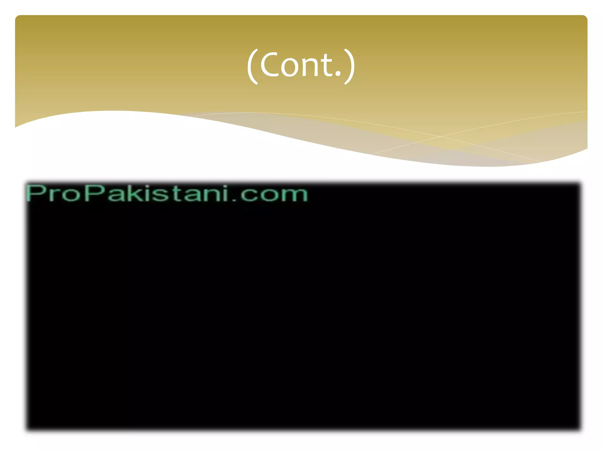(Cont.)
 