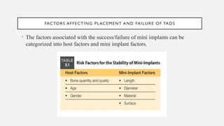 FACTORS AFFECTING PLACEMENT AND FAILURE OF TADS-1.pptx