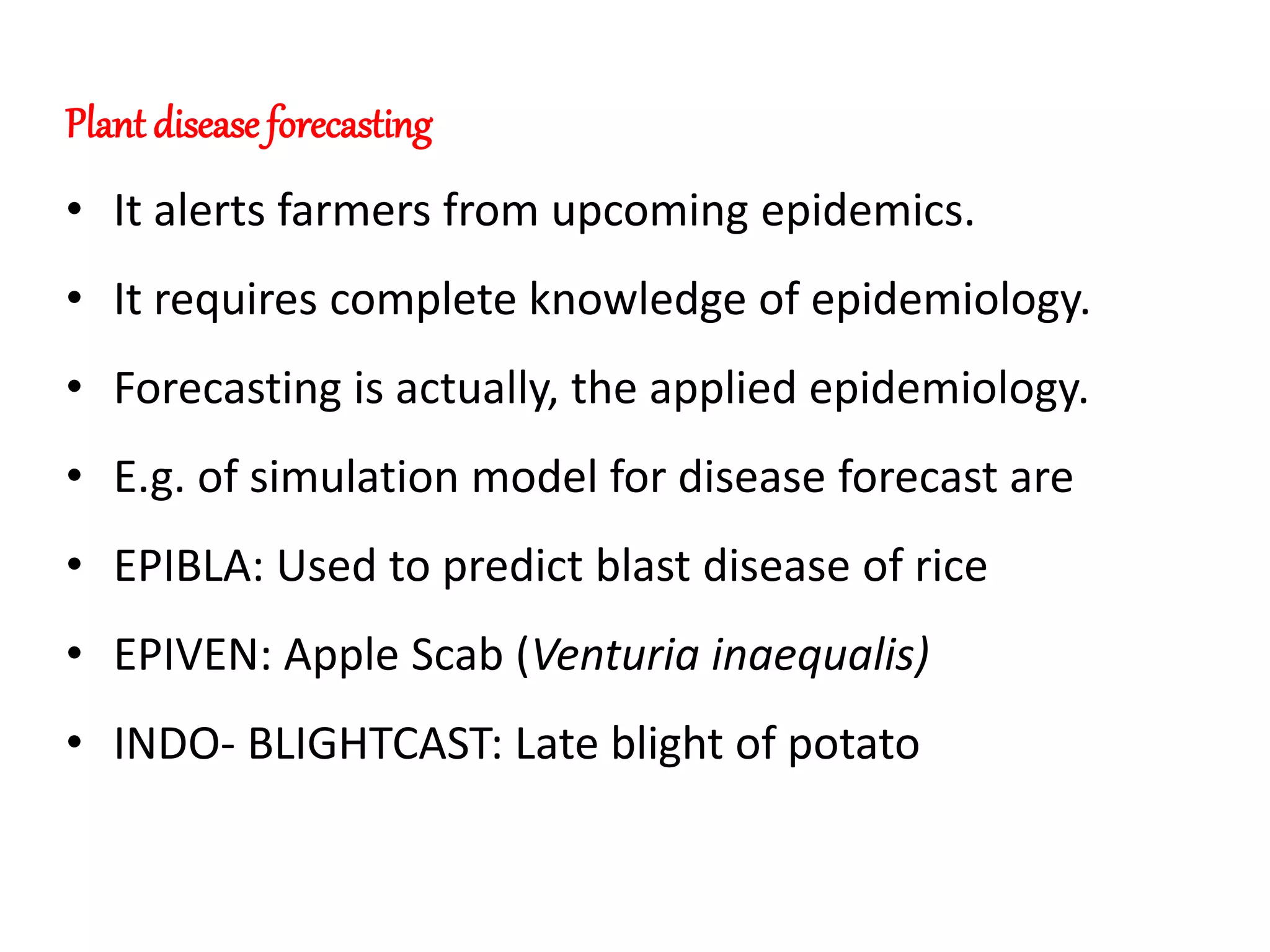 Factors affecting plant disease epidemics PPT