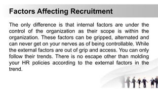 Factors Affecting Recruitment | PPT