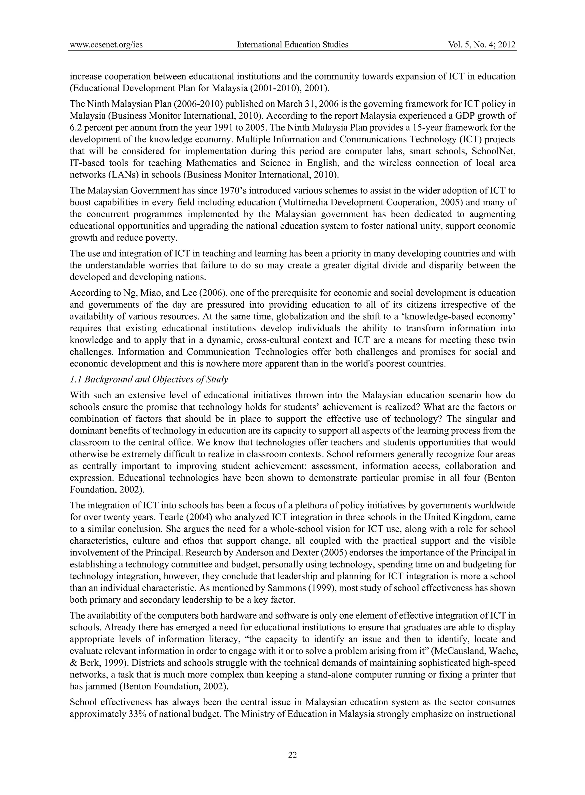 Factors affecting school admin choices in adopting ict tools | PDF