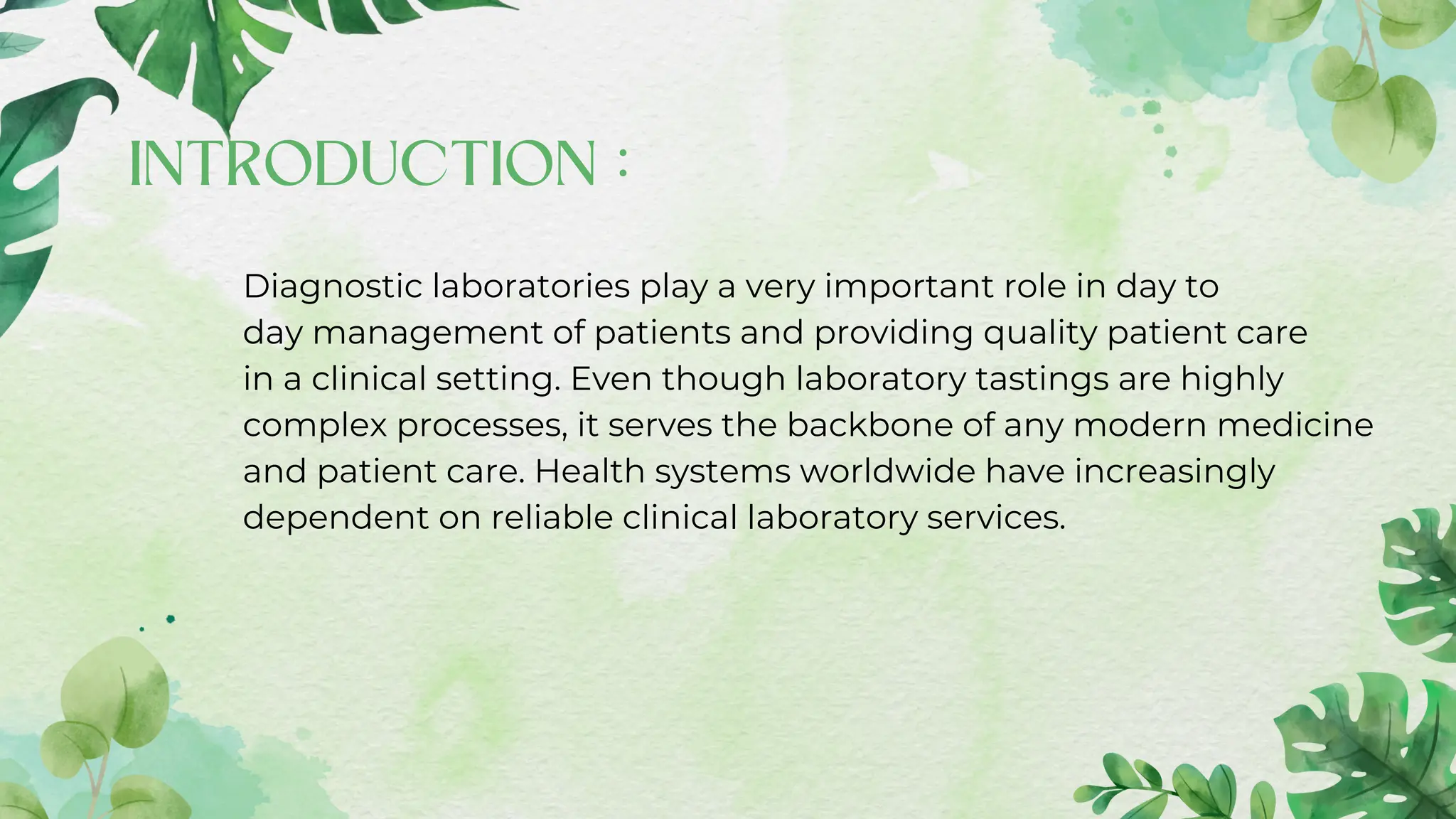 Clinical laboratory technology - Factors affecting the clinical results ...