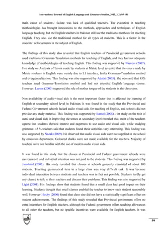 Factors affecting the learning of english at secondary 2(2), 95 101 | PDF