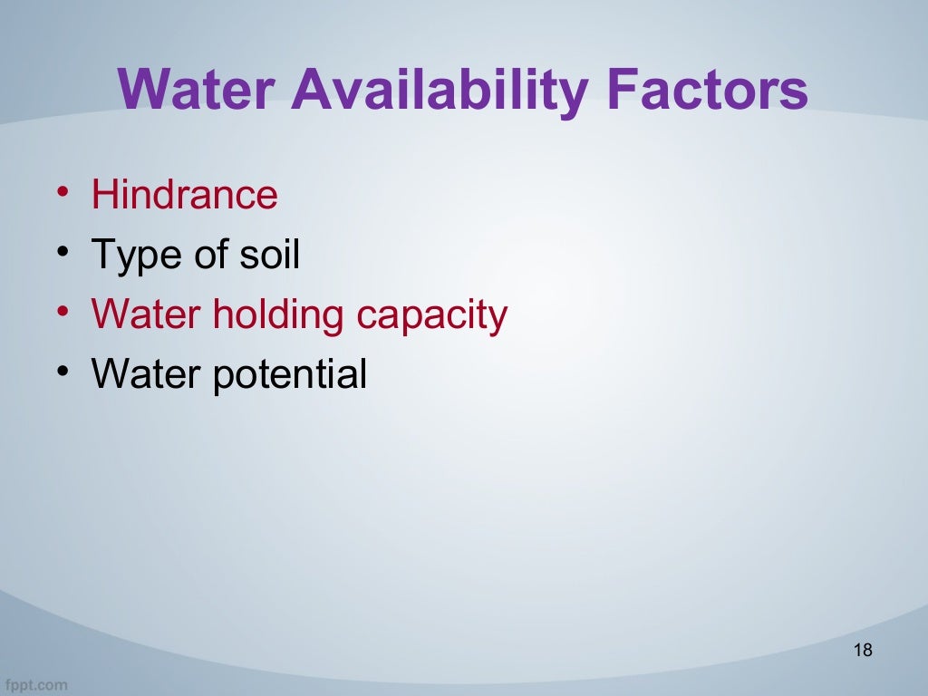 Factors affecting water availability in soil.pptx