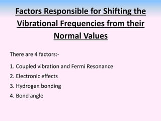 what is vibrational coupling in ir spectroscopy The basis of infrared (IR) vibrational absorbance spectroscopy. a. The main image 0