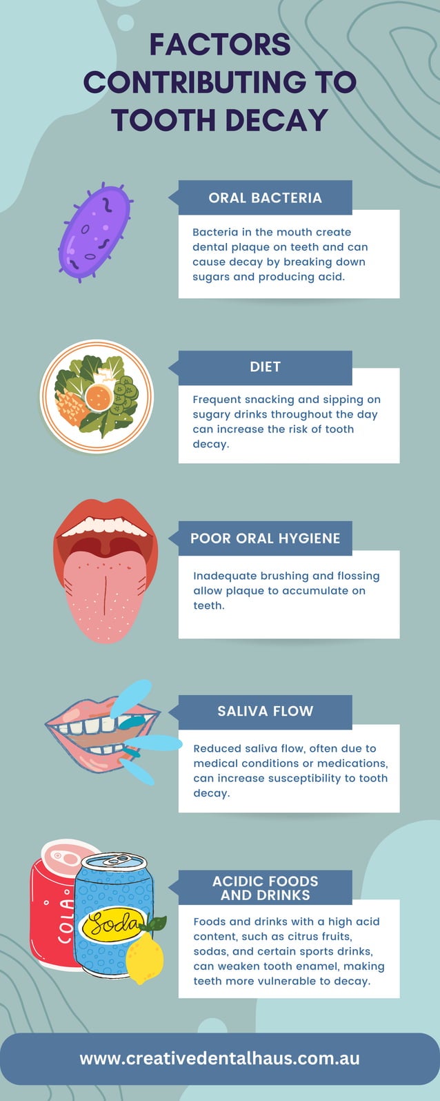 Factors Contributing to Tooth Decay | PDF