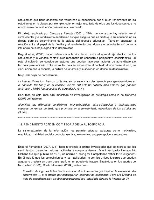 Factores Del Aprendizaje