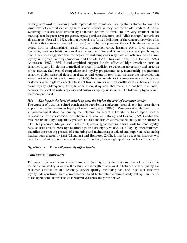 Literature review on customer satisfaction in insurance sector
