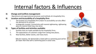 Factors effecting growth of hospitality | PPTX