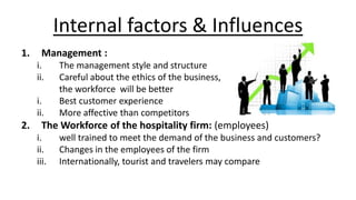 Factors effecting growth of hospitality | PPTX