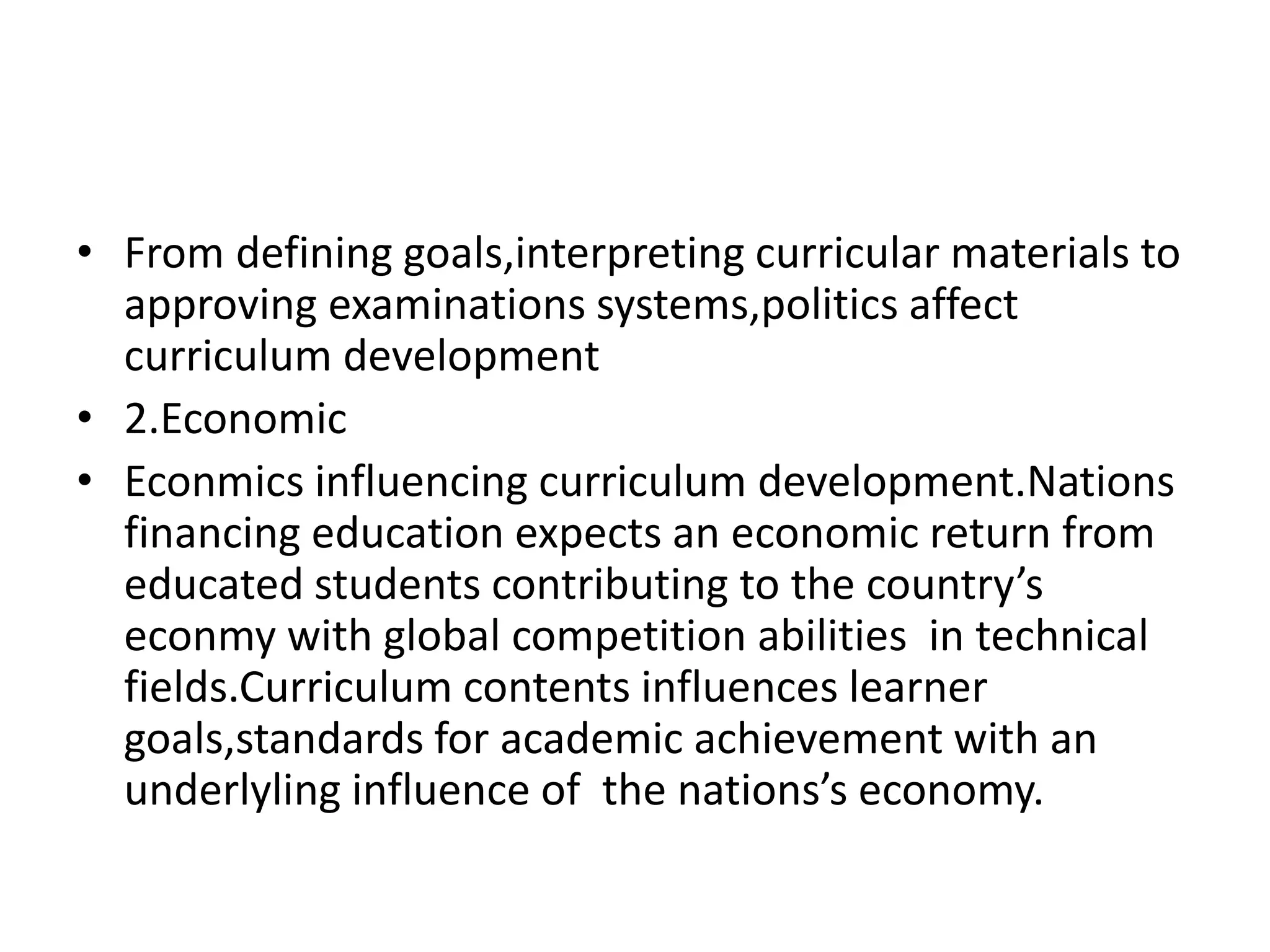 FACTORS INFLUENCING CURRICULUM DEVELOPMENT SLIDESHARE visual data 6