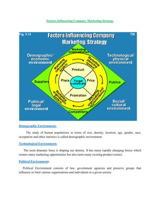 Factors influencing company marketing strategy | PDF