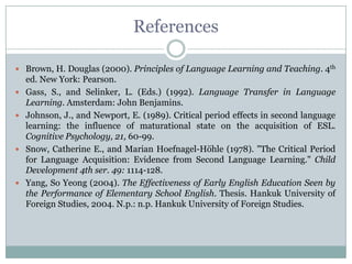 Factors Influencing English As A Second Language Education Ppt Factors Influencing English As A Second Language Education Ppt
