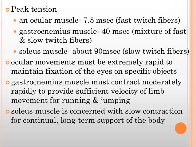 Factors influencing force of contracton