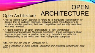 Factors influencing the success of computer architecture | PPTX