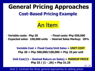 Pricing Examples Using Per Factors in Setting Prices.pptx