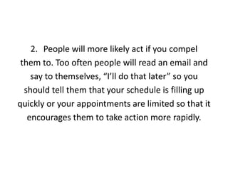 Factors of an email | PPTX