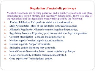 Factors of Biochemical Regulation in cell system | PDF
