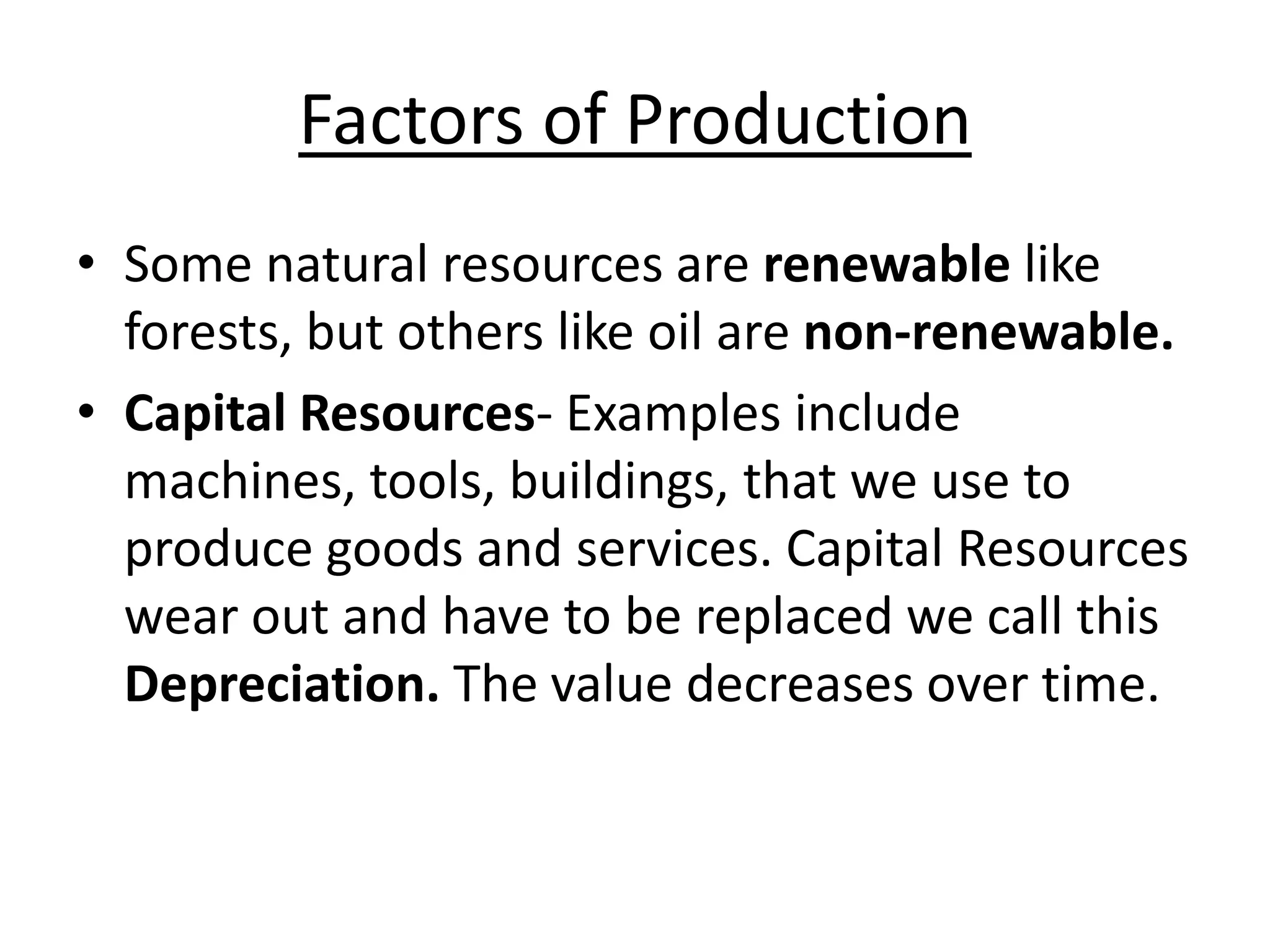 Factors of production | PPTX