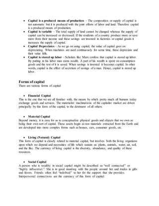 Factors of production Economics | DOCX