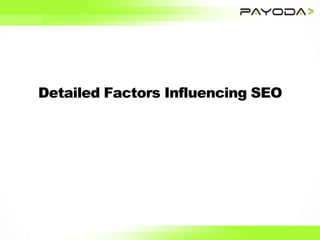 Detailed Factors Influencing SEO 
