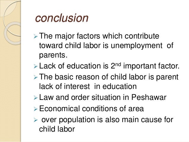 Eradication of child labour essay