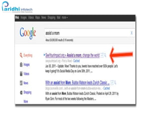 Factors that affect google rankings