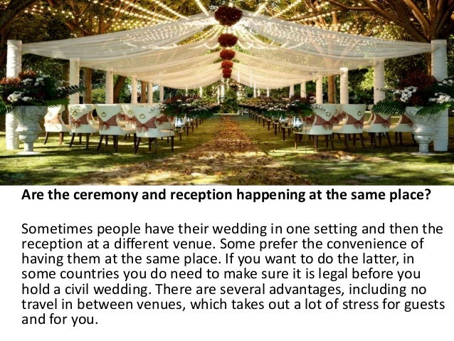 Factors That Affect What Wedding Venue You Choose