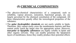 Factors that influence toxicity | PDF