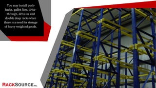 Factors to Consider Before Installing a Pallet Racking System | PPTX
