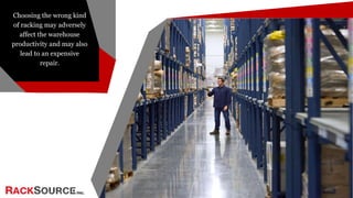 Factors to Consider Before Installing a Pallet Racking System | PPTX