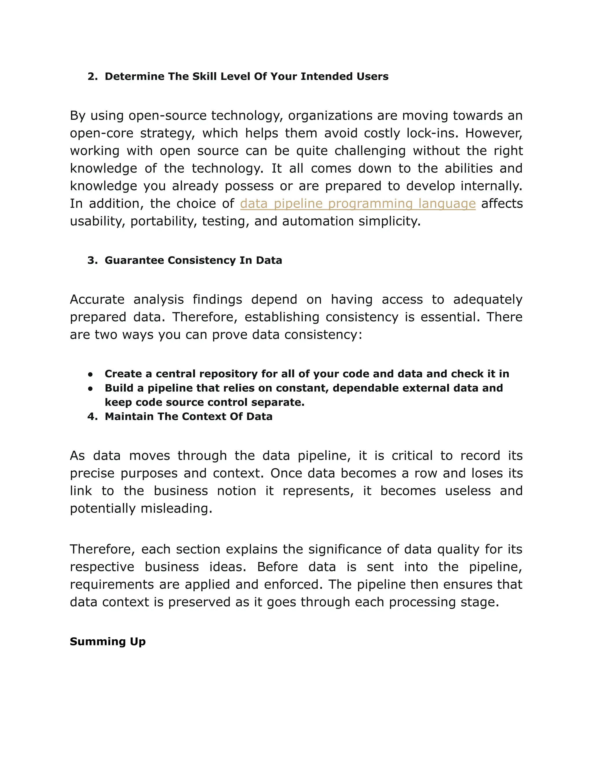 Factors To Consider When Building a Data Pipeline | PDF