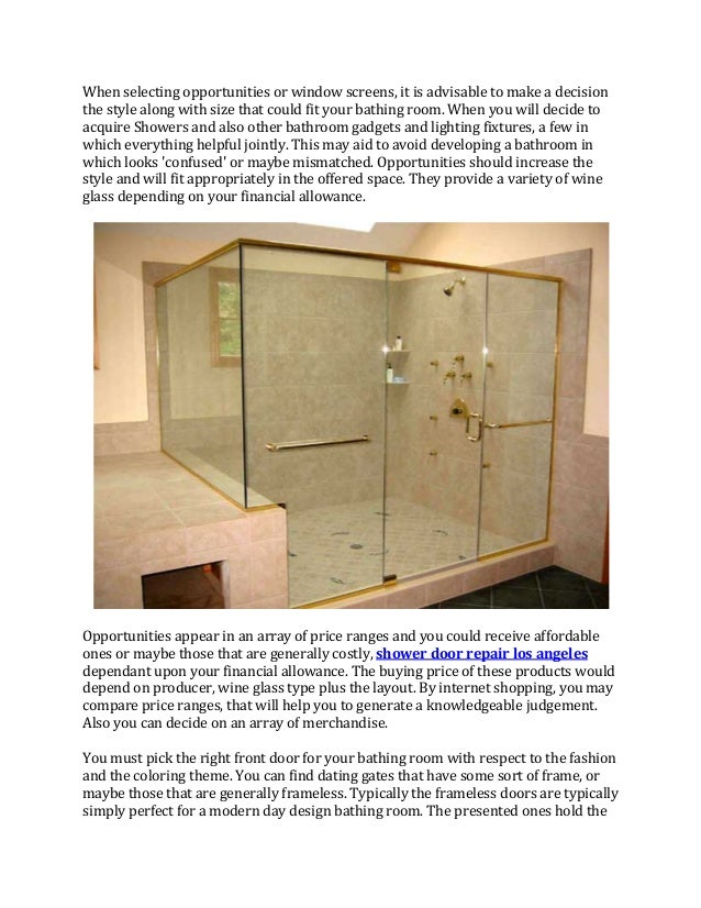 Factors To Consider When Buying Shower Doors