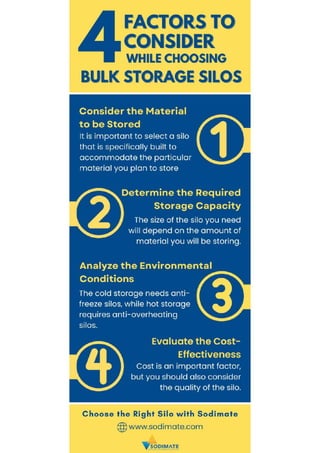 Factors to Consider While Choosing Bulk Storage Silos.pdf