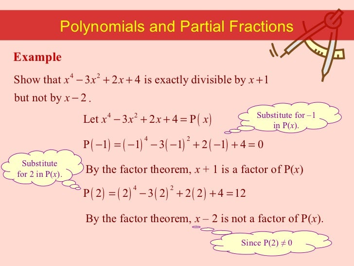 Factor Theorem Solving Cubic Equations