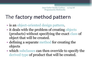 Factory Method Pattern | PPT