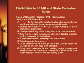 Factory act India the safety who looking to quick understand.pptx