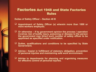 Factory act India the safety who looking to quick understand.pptx