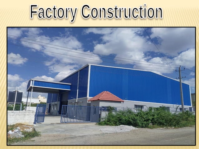 Factory Construction In Hyderabad Pptx