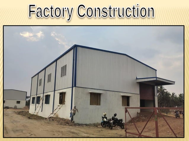 Factory Construction In Hyderabad Pptx