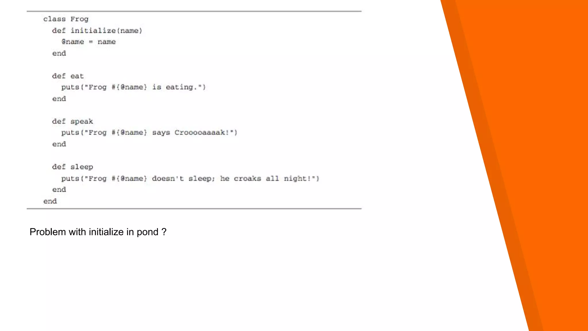 Problem with initialize in pond ?
 