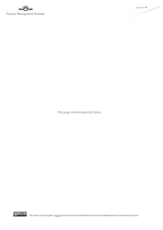 This work is licensed under a license Creative Commons Attribution-NonCommercial-NoDerivatives 4.0 International License
Page 2 of 45
This page intentionally left blank
 