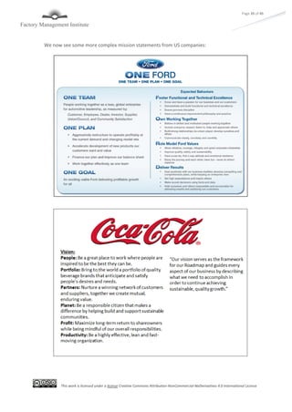 This work is licensed under a license Creative Commons Attribution-NonCommercial-NoDerivatives 4.0 International License
Page 35 of 45
We now see some more complex mission statements from US companies:
 