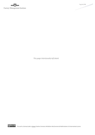 This work is licensed under a license Creative Commons Attribution-NonCommercial-NoDerivatives 4.0 International License
Page 6 of 45
This page intentionally left blank
 