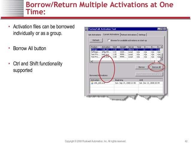 Rockwell activation data file format Rockwell activation data file format