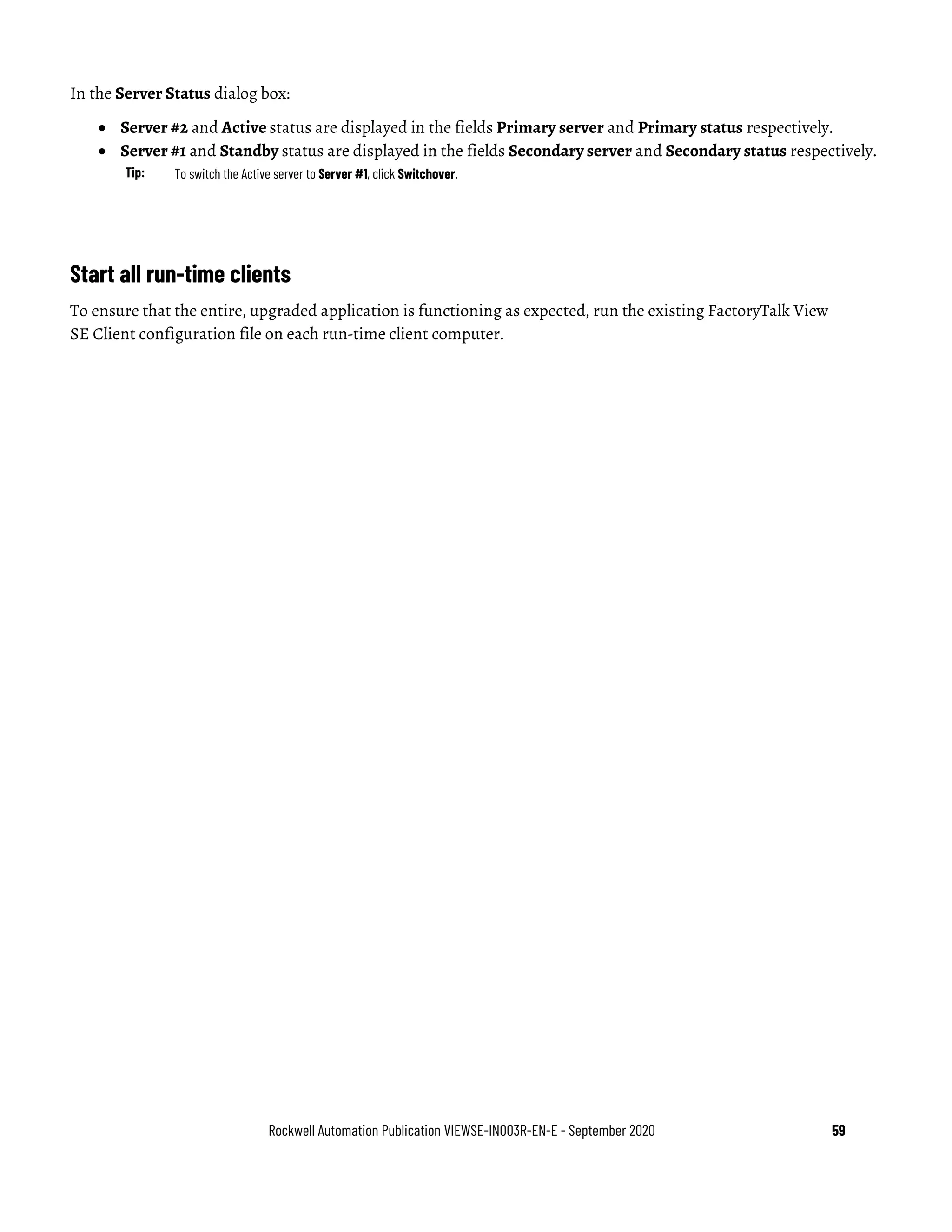 FactoryTalk View Site User Installation Guide | PDF