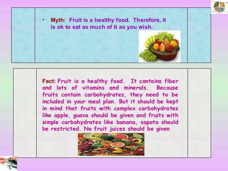 Diabetes 8 Myths Diabetes 8 Myths