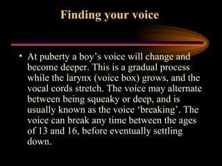 Facts Of Life A Talk For Boys On Sex Education PPT