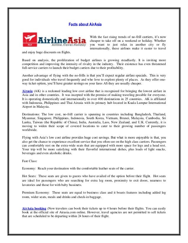 airasia booking one way